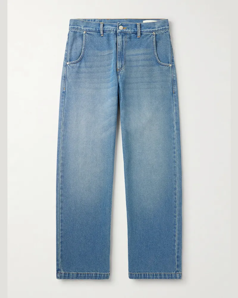 Mfpen Straight-Leg Organic Jeans Blue
