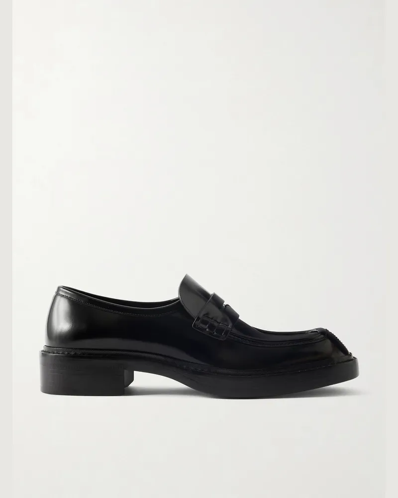 Saint Laurent Harvey Pennyloafers aus Leder Schwarz