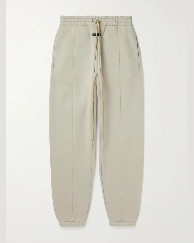Fear of God Jogginghose aus Jersey aus einer Baumwollmischung mit Logoapplikation Grau
