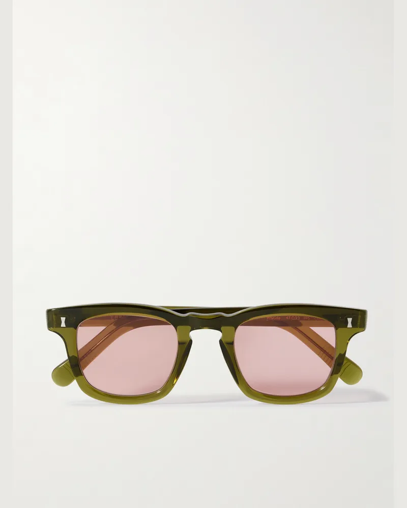 MR P. Cubitts Procida Sonnenbrille mit D-Rahmen aus Azetat Grün