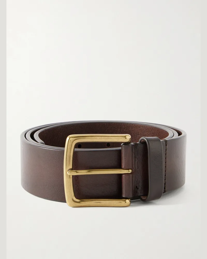 Officine Creative Italia 2.2 cm Leather Belt Brown