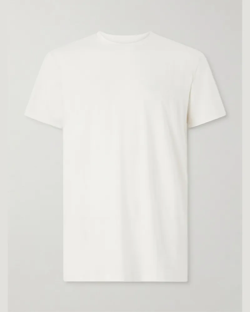 Derek Rose Basel Stretch-Jersey T-Shirt Neutrals