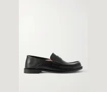Campo Collapsible-Heel Leather Penny Loafers