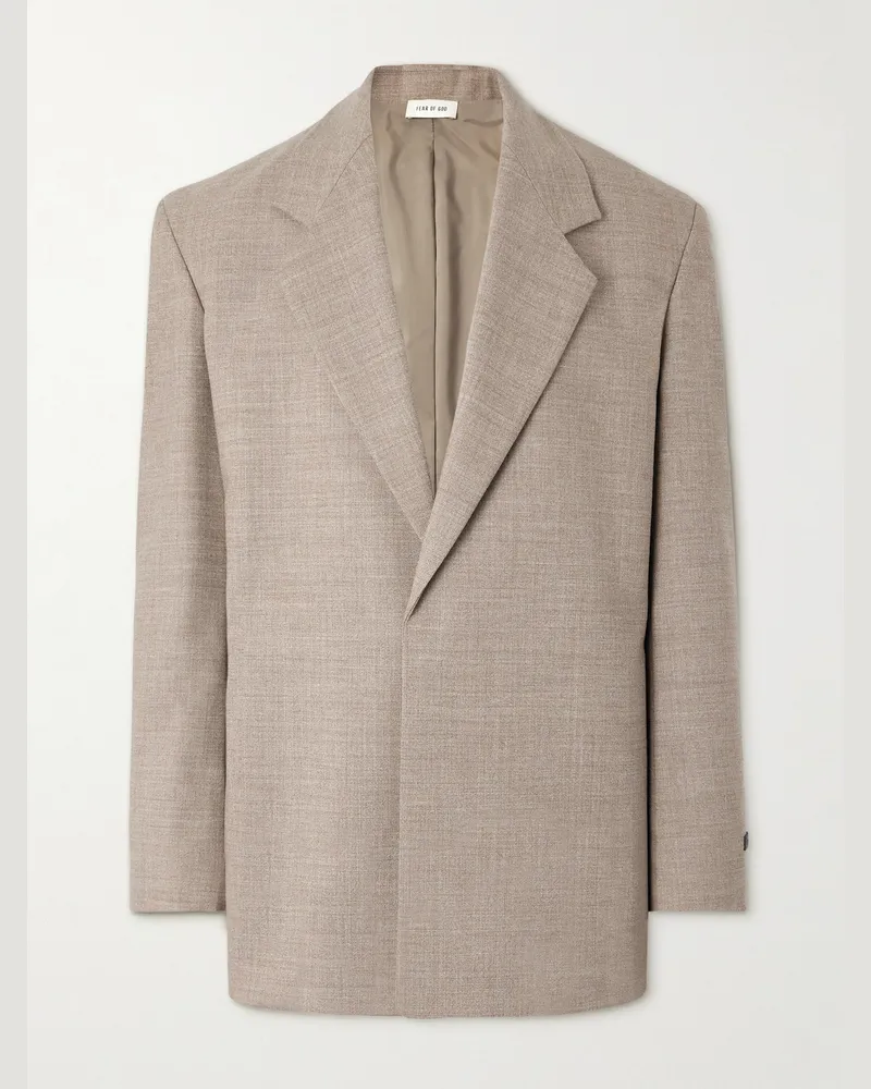 Fear of God Sakko aus Wolle Braun