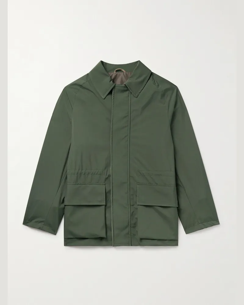 SAMAN AMEL City Nylon Jacket Green