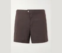 Straight-Leg Mid-Length Swim Shorts
