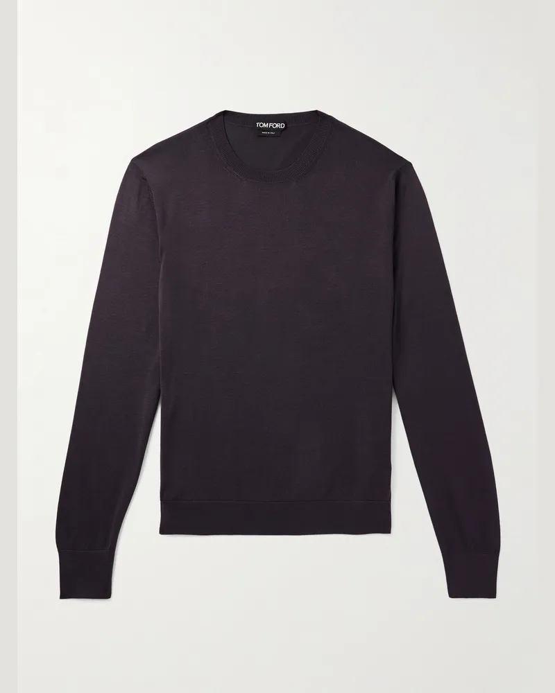 Tom Ford Pullover aus Seide Braun