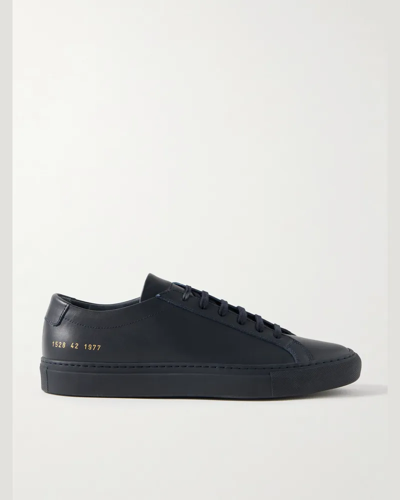 Common Projects Original Achilles Leather Sneakers Blue