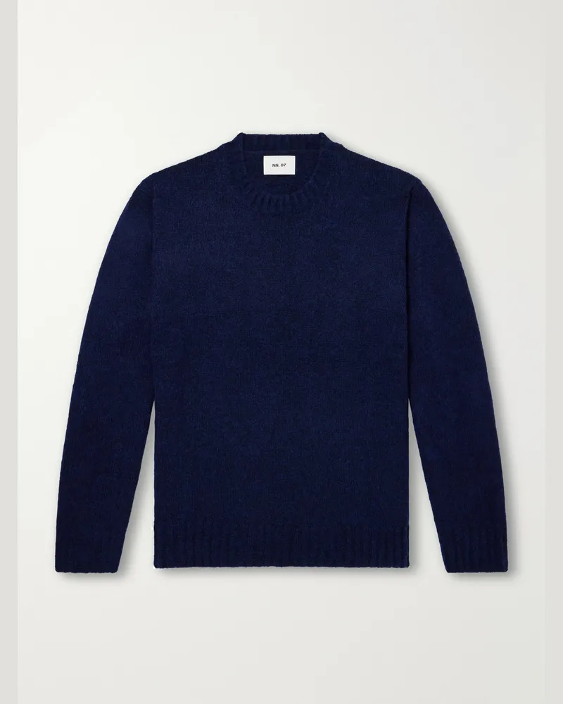 NN 07 Lee 6598 Merino Wool-Blend Sweater Blue