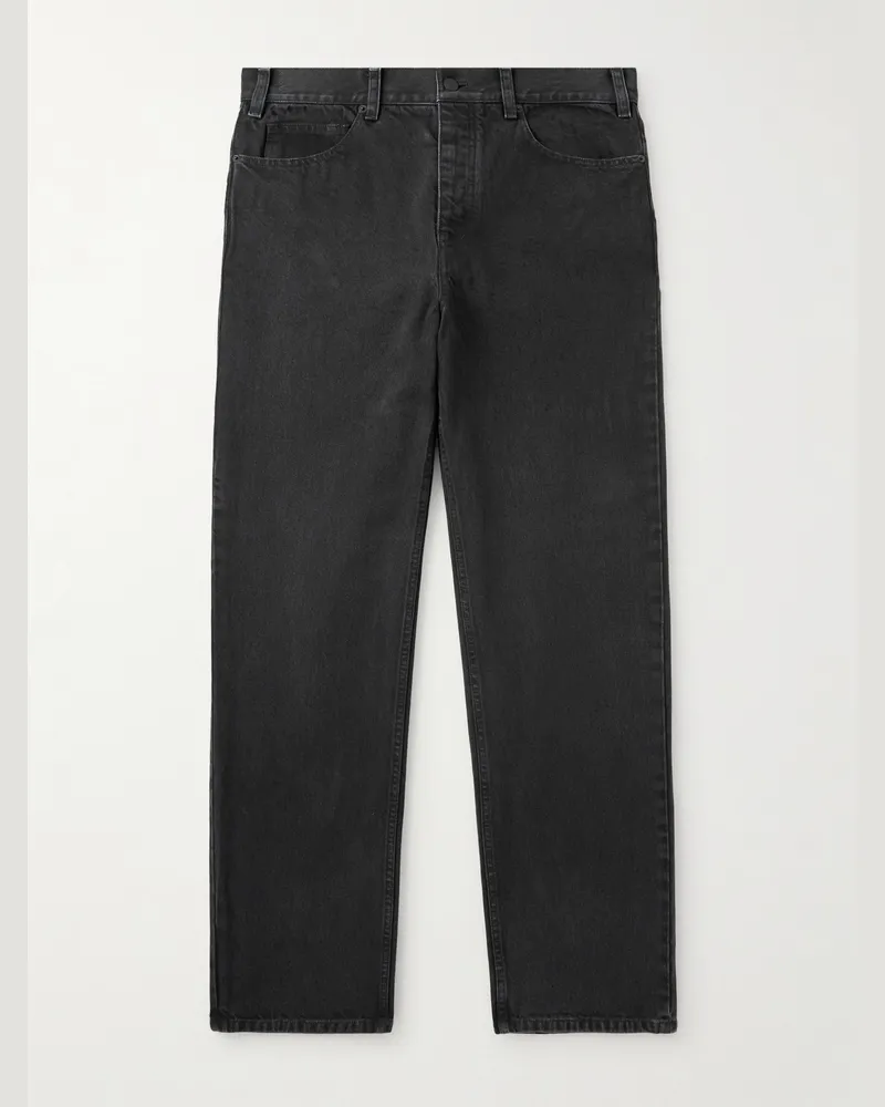 Nili Lotan Billie gerade geschnittene Jeans Schwarz