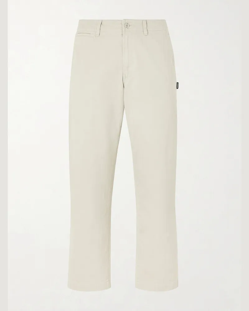 Neighborhood Straight-Leg Cotton Chinos Neutrals