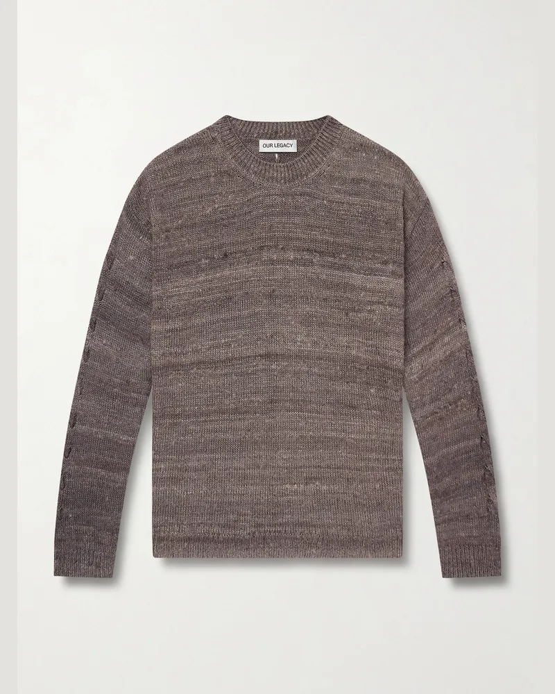 Our Legacy Silk Sweater Brown