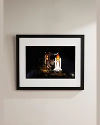 Sonic Editions 2011 Space Shuttle Discovery – Gerahmter Fotodruck, 41 x 51 cm Schwarz