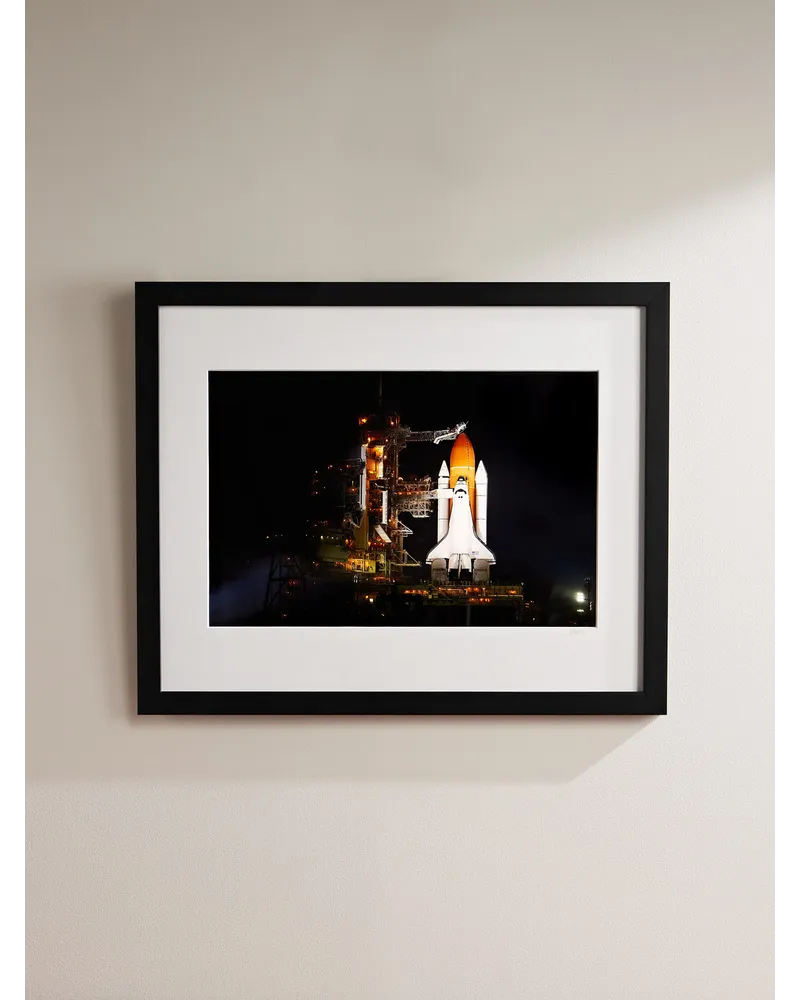 Sonic Editions 2011 Space Shuttle Discovery – Gerahmter Fotodruck, 41 x 51 cm Schwarz