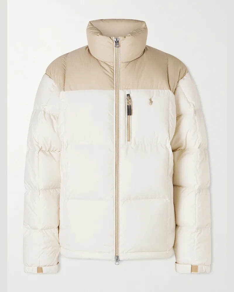 Ralph Lauren Gorham Oversized Quilted Recycled-Ripstop Down Jacket Neutrals