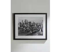 1956 Overview of Brooklyn Bridge – Gerahmter Fotodruck, 41 x 51 cm