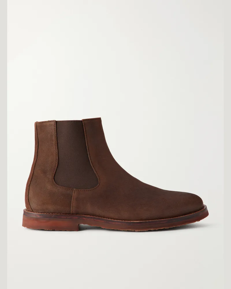 MR P. Suede Chelsea Boots Brown