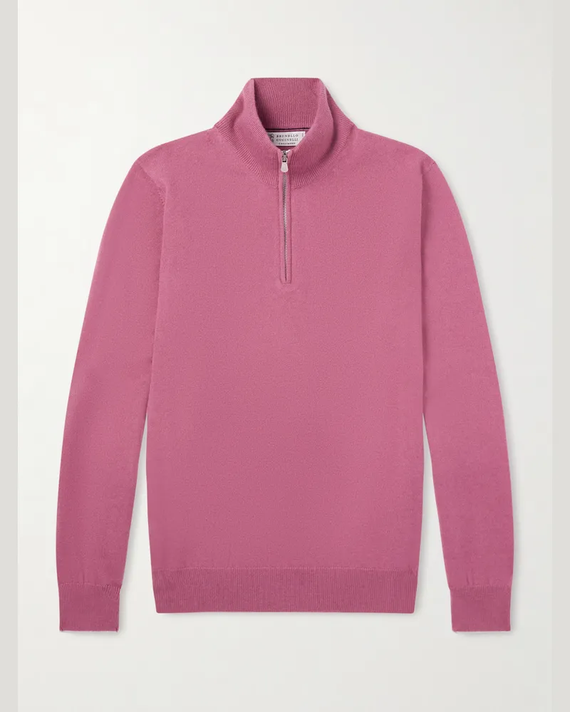 Brunello Cucinelli Troyer aus Kaschmir Pink