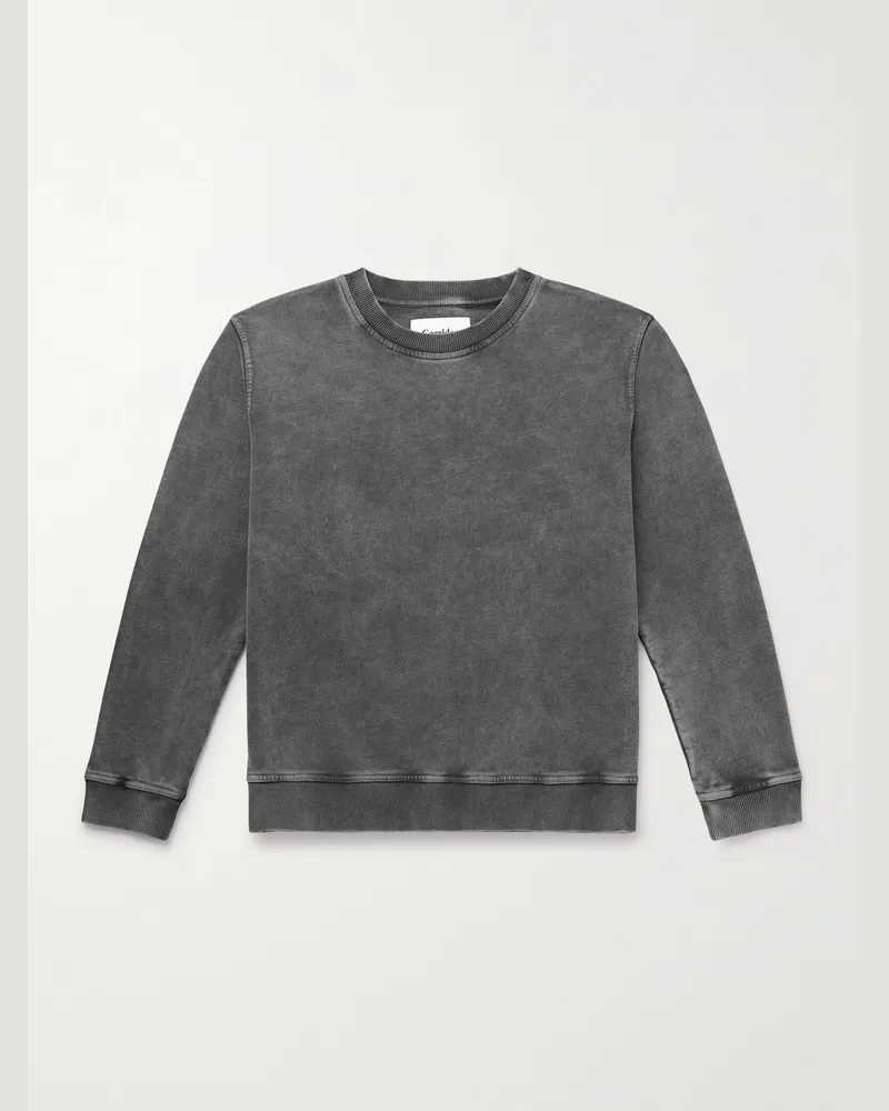 Corridor Sweatshirt aus Baumwoll-Jersey Schwarz