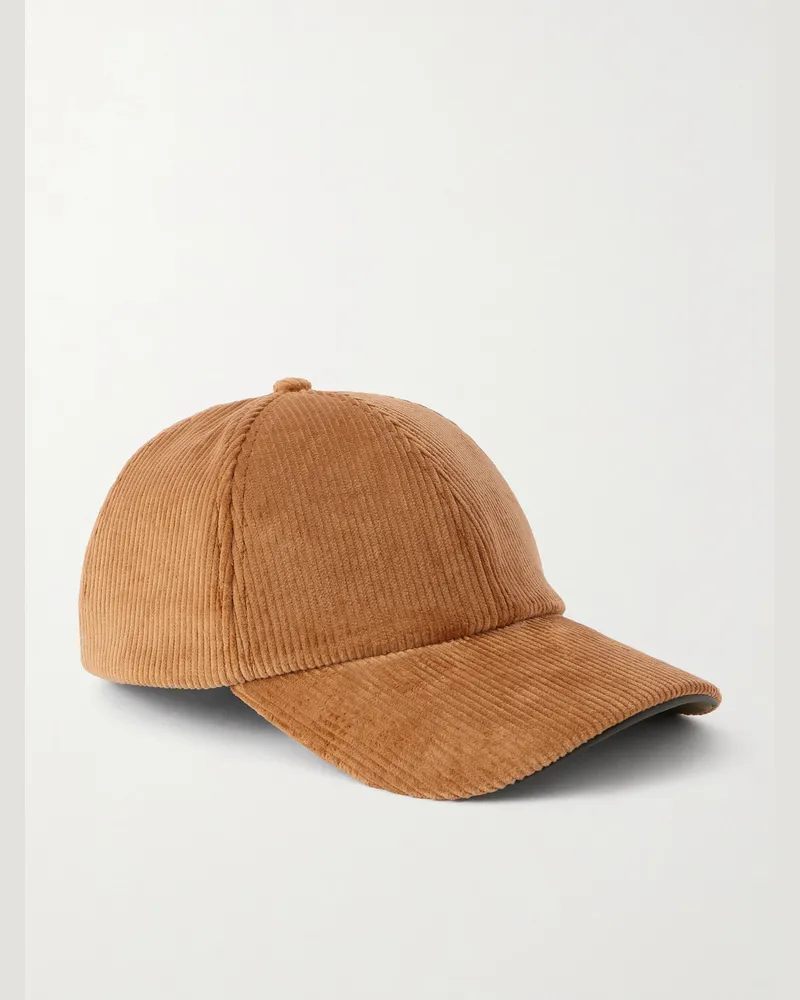 SEASE 2.0 Baseballkappe aus Cord aus einer Baumwollmischung Orange