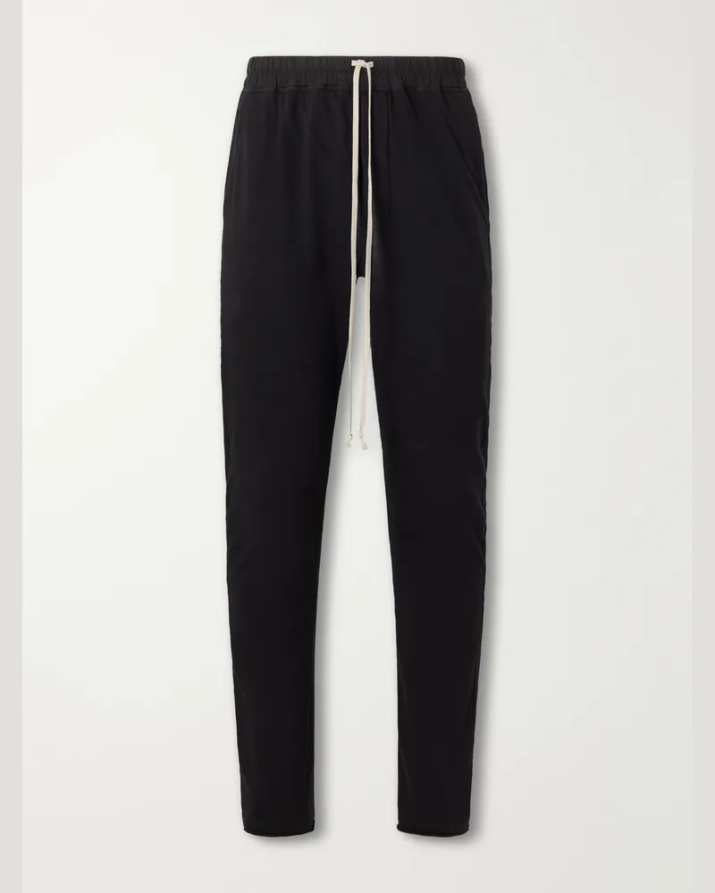 DRKSHDW by Rick Owens Berlin Tapered Cotton-Jersey Sweatpants Black
