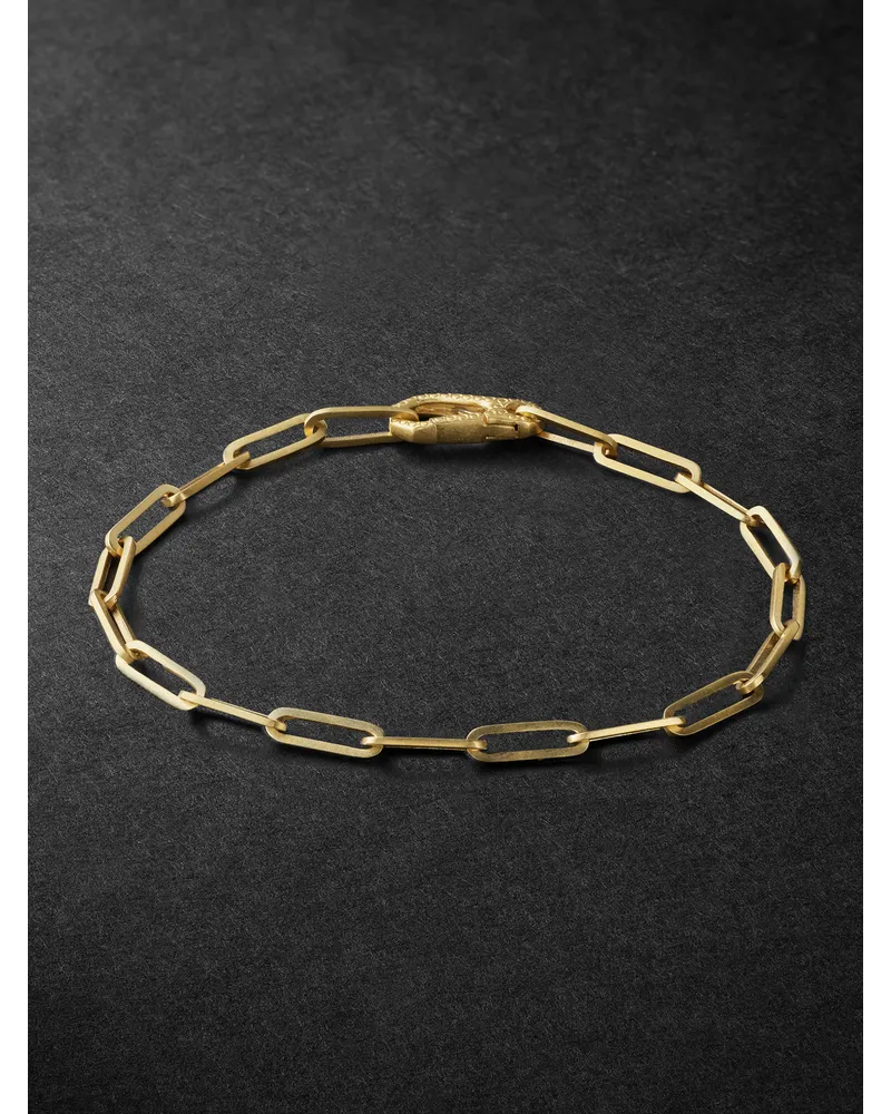MATEO Long Link Armband aus Gold Gold