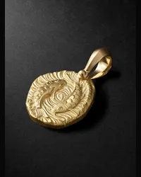 David Yurman Pisces Amulet Anhänger aus 18 Karat Gold Gold