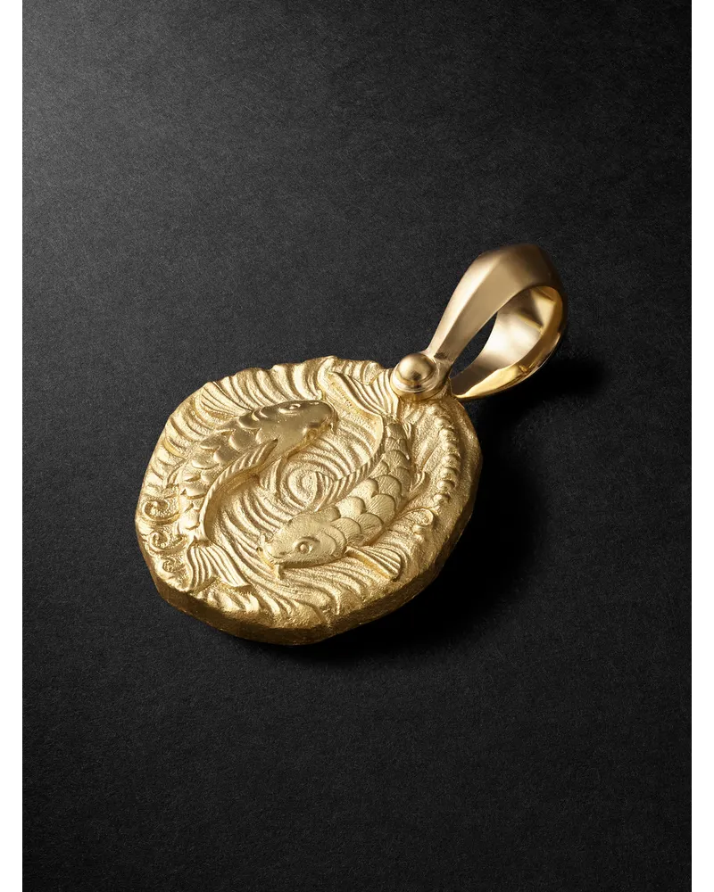 David Yurman Pisces Amulet Anhänger aus Gold Undefiniert