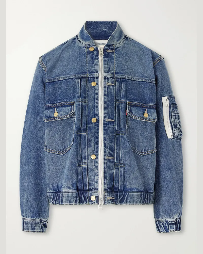 Sacai Levi's Denim Jacket Blue