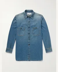 Maison Margiela Jeanshemd Blau