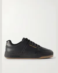 Saint Laurent SL/61 Sneakers aus perforiertem Leder Schwarz