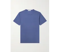T-Shirt aus Baumwoll-Jersey in Stückfärbung