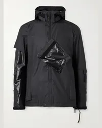 ACRONYM J36-WS Kapuzenjacke aus GORE-TEX-WINDSTOPPER®-Material und Shell mit Stachelnieten Schwarz