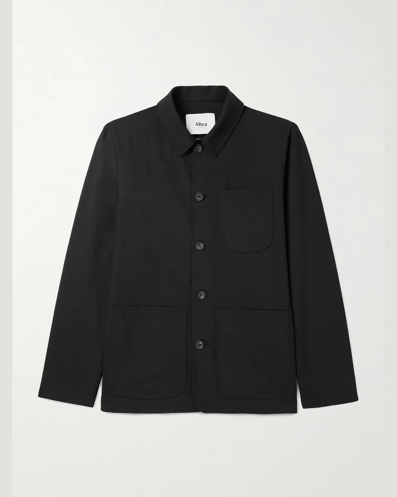 Altea Constantin Jacke aus einer Wollmischung Schwarz