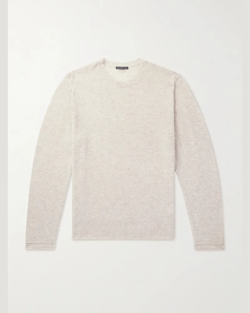 James Perse Pullover aus Kaschmir Neutral