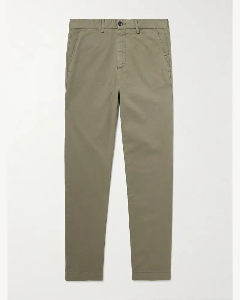 MR P. Slim-Fit Cotton-Twill Chinos Green