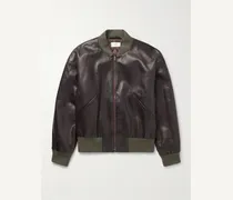 Setsen Bomberjacke aus vollnarbigem Leder