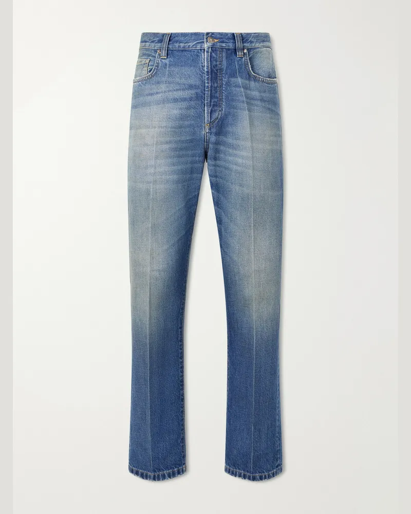 Versace Straight-Leg Jeans Blue