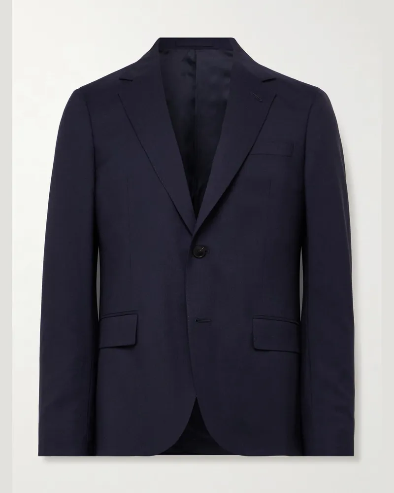 MR P. Slim-Fit Wool Suit Jacket Blue