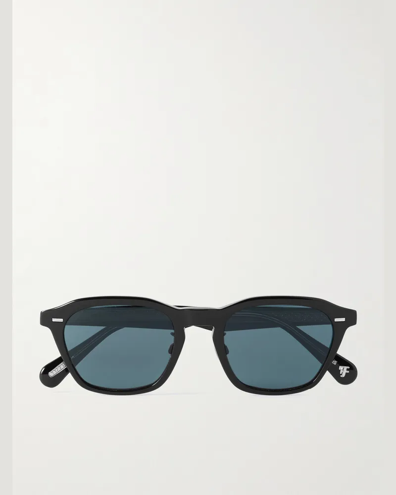 Oliver Peoples Roger Federer R-11 Sonnenbrille mit D-Rahmen aus Azetat Schwarz