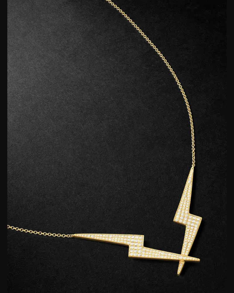 ANITA KO Kette aus 18 Karat Gold mit Diamanten Gold