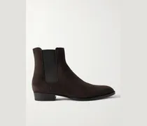 Wyatt Chelsea Boots aus Veloursleder