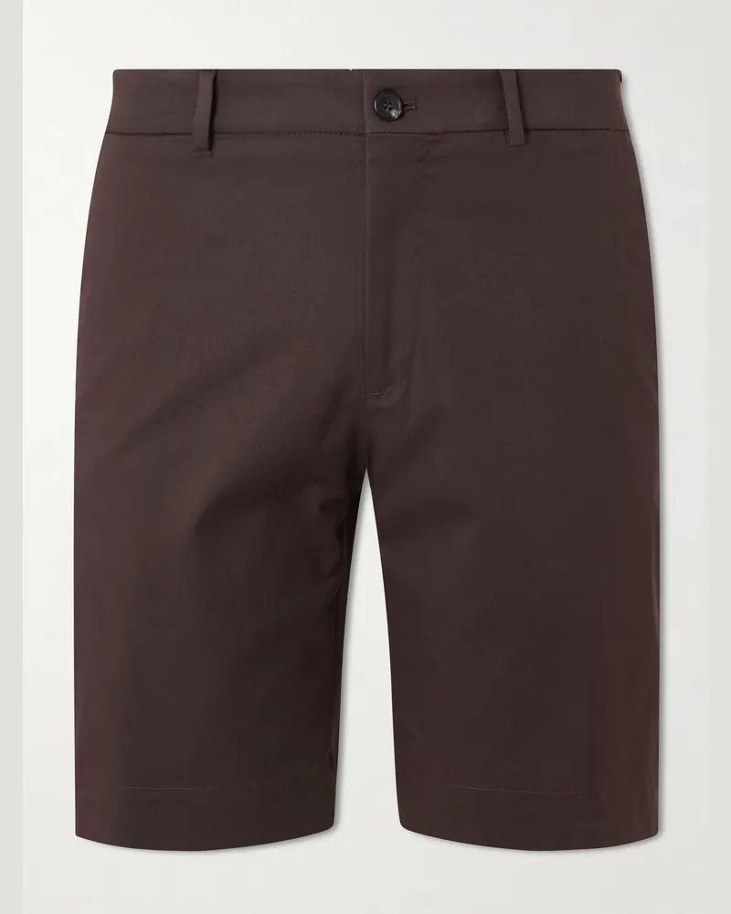 Slowear Slim-Fit Cotton-Blend Gabardine Chino Shorts Brown