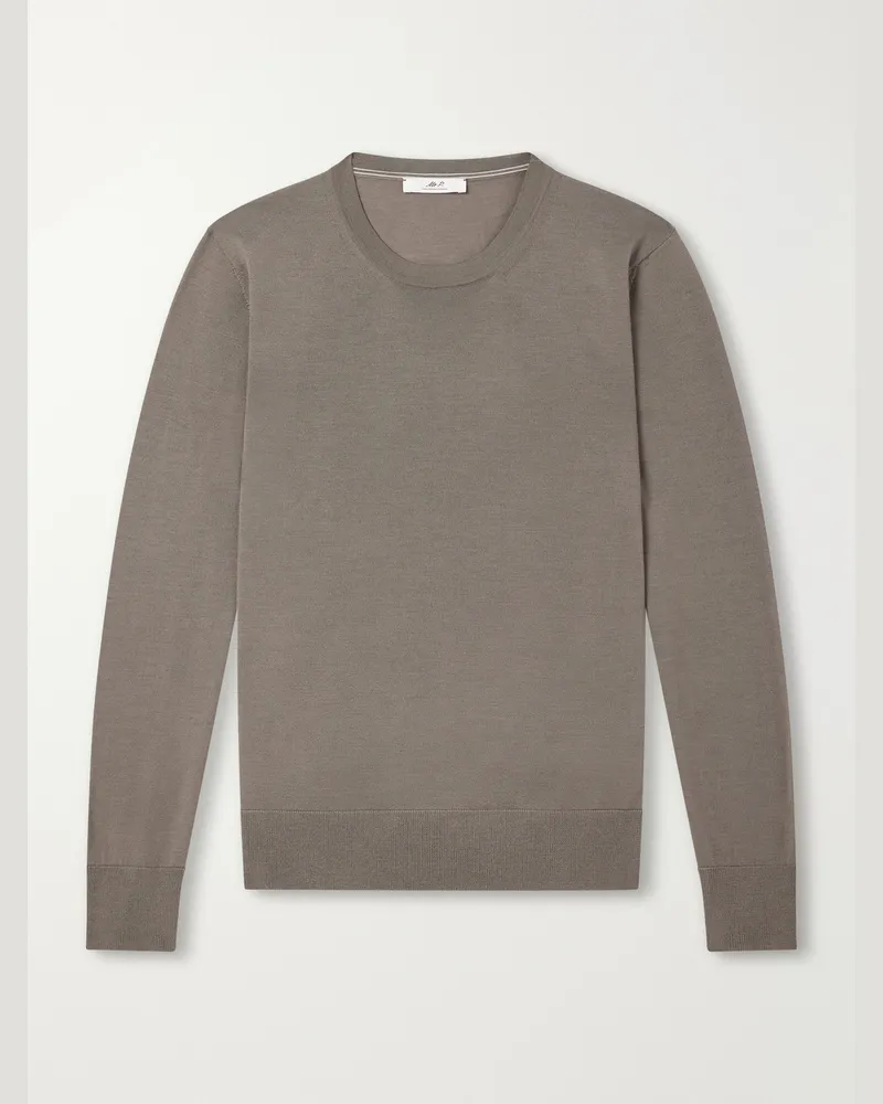 MR P. Wool Sweater Brown