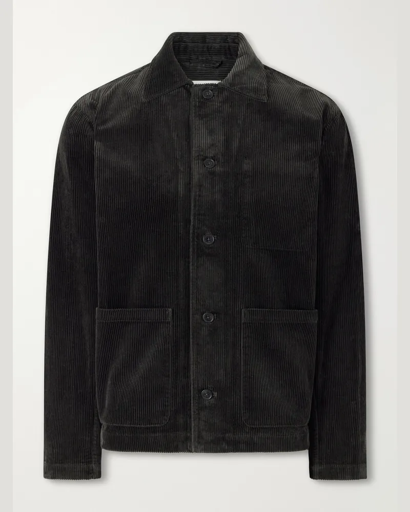 NN 07 Morgan 50004 Organic Cotton-Corduroy Chore Jacket Green