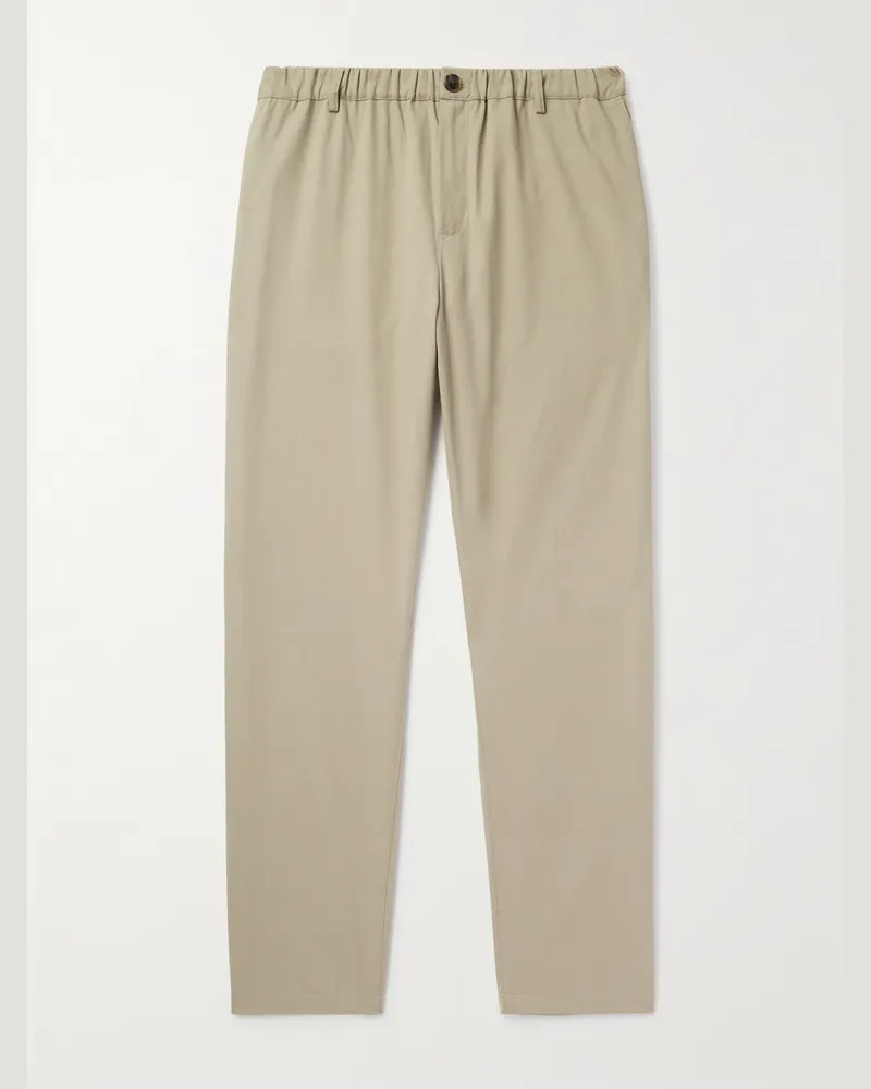 A Kind Of Guise Gerade geschnittene Hose aus Baumwoll-Twill Neutral