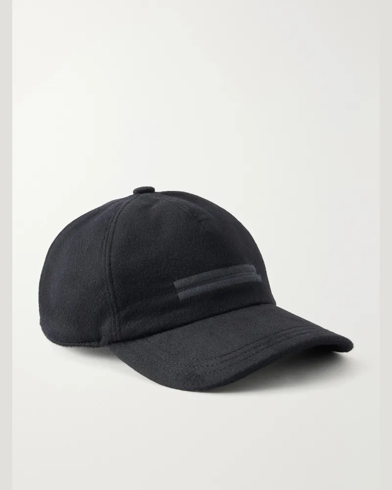Ermenegildo Zegna Oasi Cashmere Cap Black
