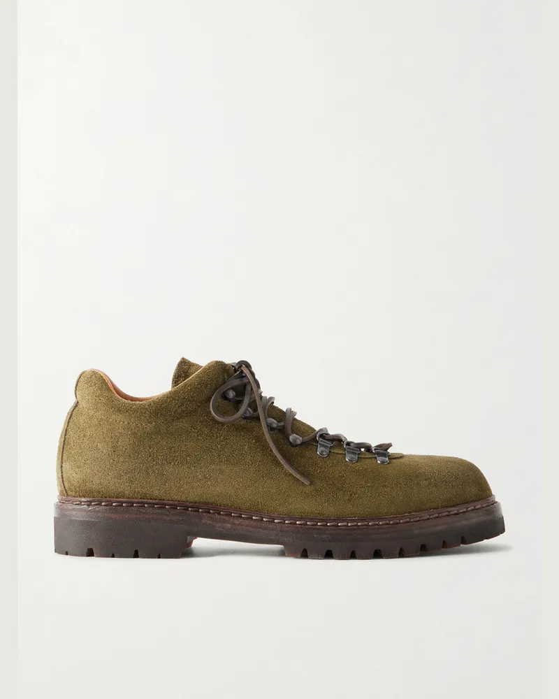 Officine Creative Italia Artik Flexi 001 Suede Boots Green