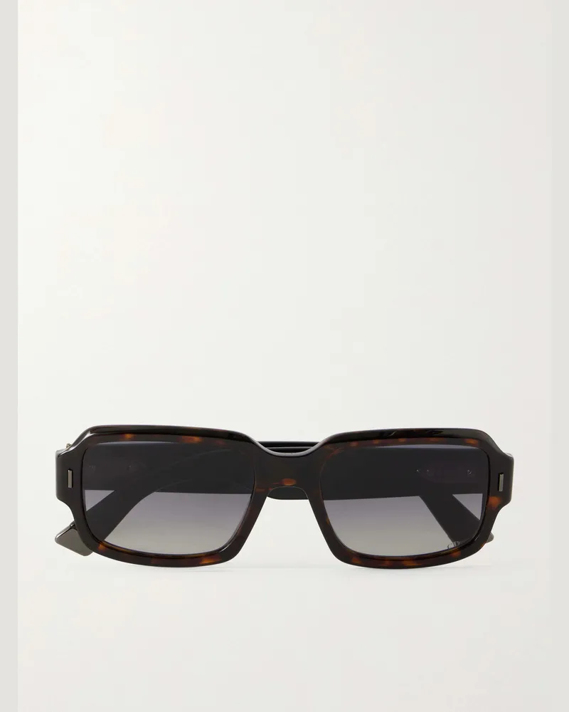 Dior Diortailoring Squared-Frame Acetate Sunglasses Tortoiseshell