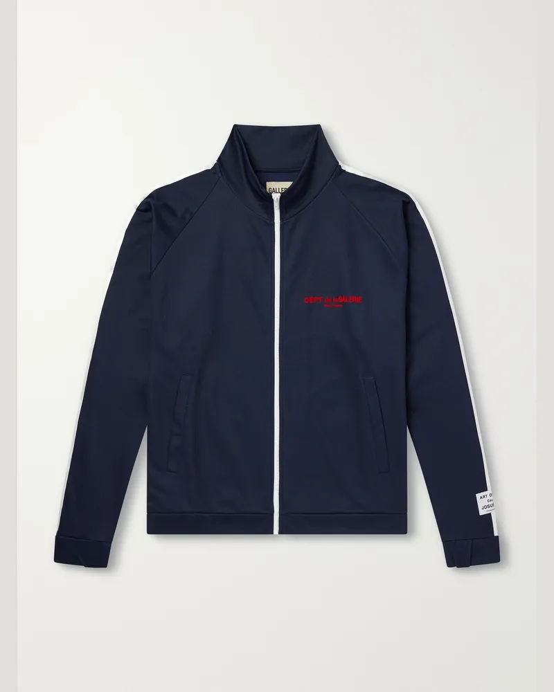 GALLERY DEPT. Logo-Appliquéd Jersey Track Jacket Blue